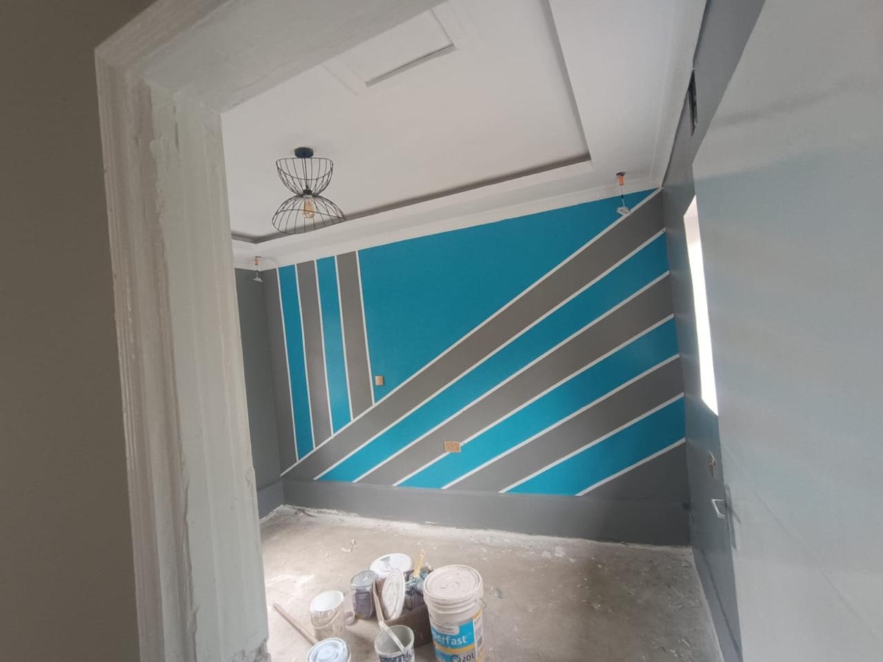 Renovation works in Kiserian